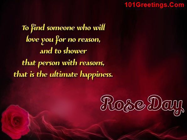 Valentines Week Day 1 Rose Day Images with Quotes