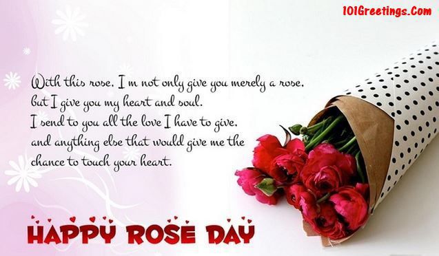 Valentines Week Day 1 Rose Day Images with Quotes