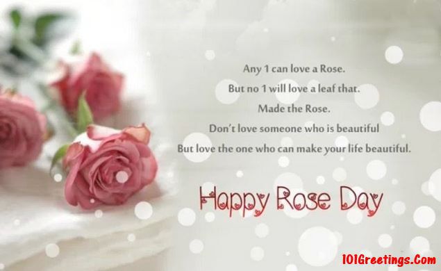 Valentines Week Day 1 Rose Day Images with Quotes