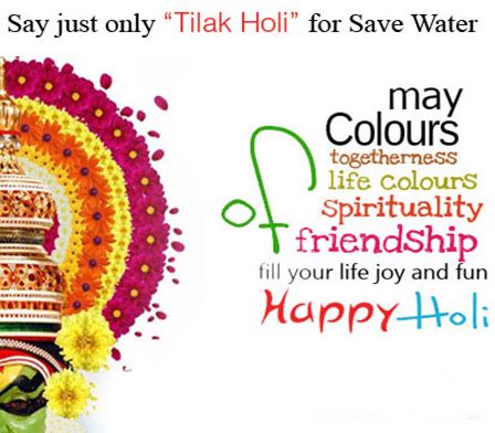 Happy Holi Eco Friendly Quotes Images