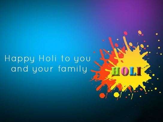 Holi Greeting Cards Wishing Images