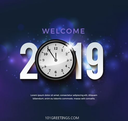 Happy New Year Welcome 2019 Images