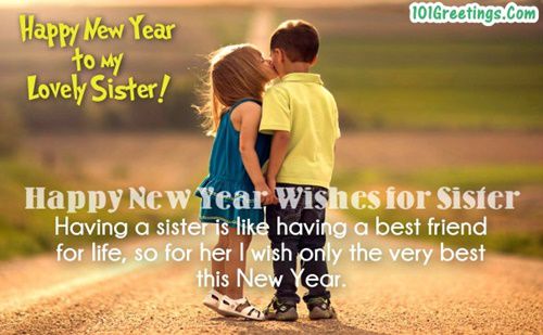 [33+ BEST] Happy New Year Wishes for Sister 2021