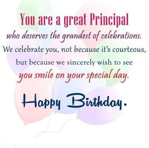 [40+] Special Birthday Messages for Principal and Teachers