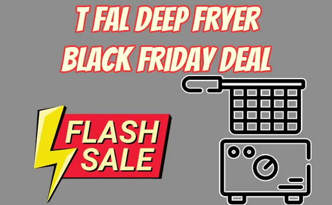 If you are fond of eating crispy chicken wings and fries, you shouldn't skip this T-Fal deep fryer black Friday deal.