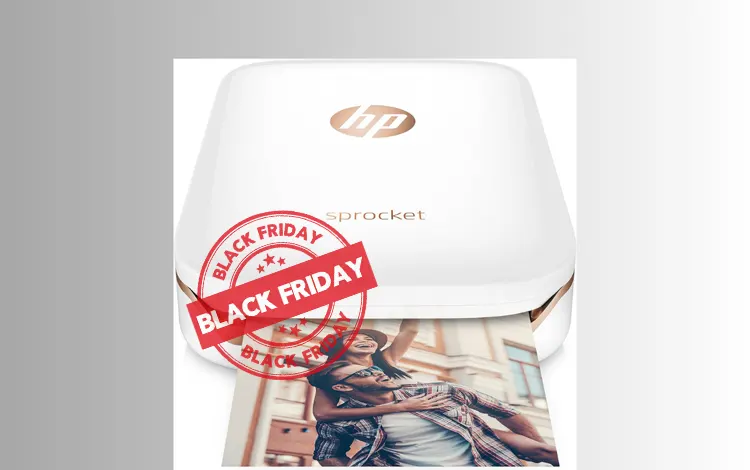 HP Sprocket X7N07A Photo Printer Black Friday Cyber Monday Deal
